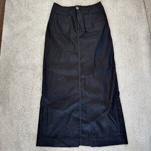 LIKE NEW! Anthropologie Maeve The Colette Black Maxi Skirt Size Small